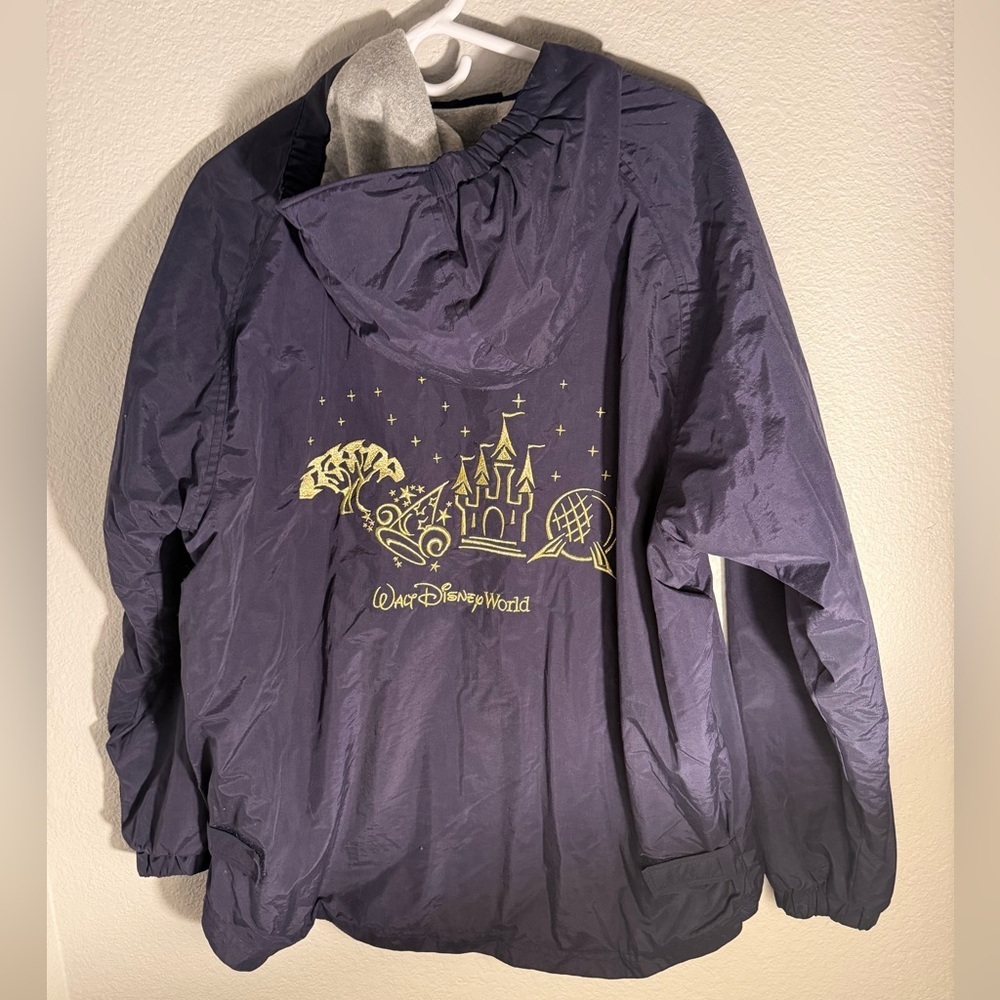 Disney 2000 Vintage Navy and Gray Jacket Size Large - Picture 2 of 7